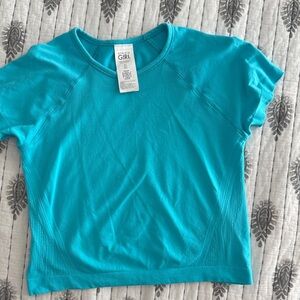 Athleta Girl Teal Short Sleeve Tee